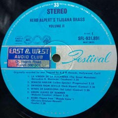 HERB ALPERT'S TIJUANA BRASS VOL 2 - ENGLISH VINYL LP