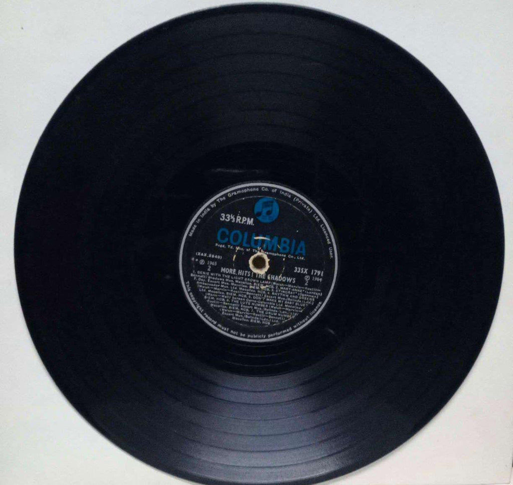 MORE HITS THE SHADOWS - ENGLISH VINYL LP