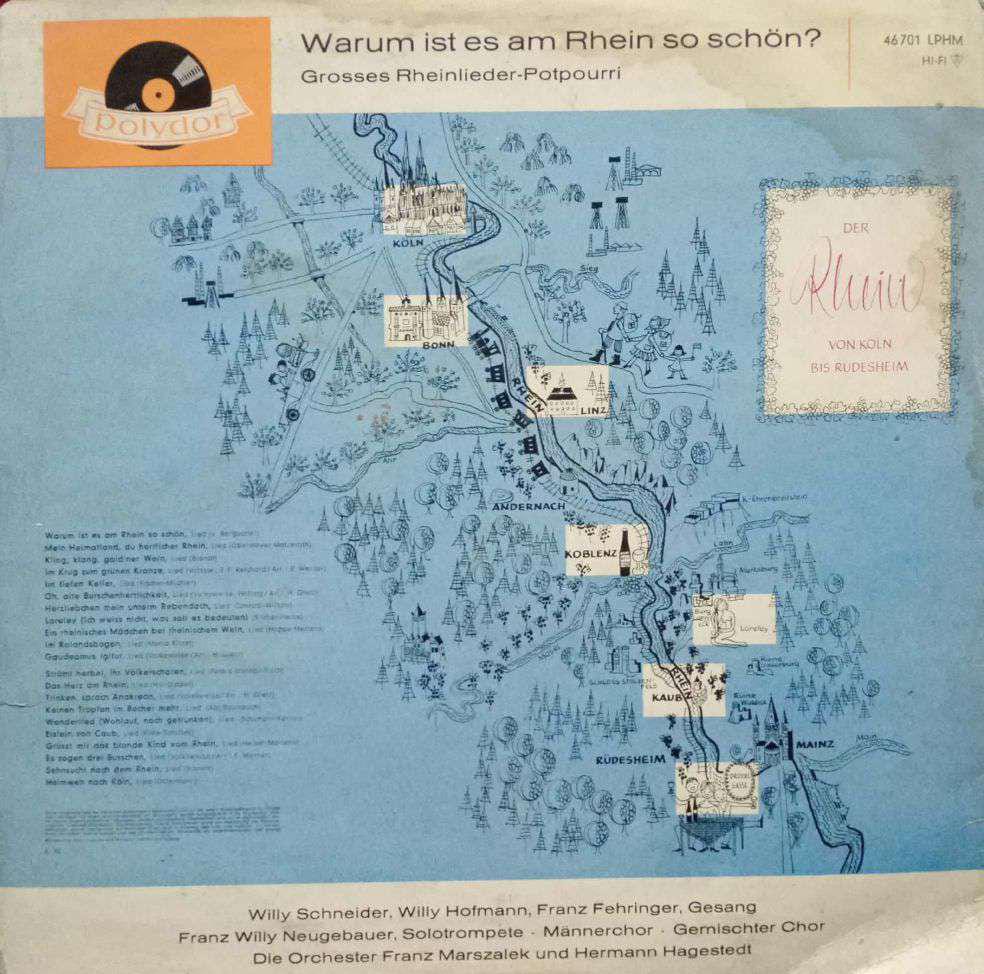 WARUM IST ES AM RHEIN SO SCHON - VINYL LP