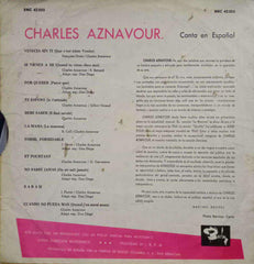 CHARLES AZNAVOUS CANTA EN ESPANOL -  VINYL LP