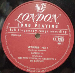 VERDIANA PART 1 - ENGLISH VINYL LP