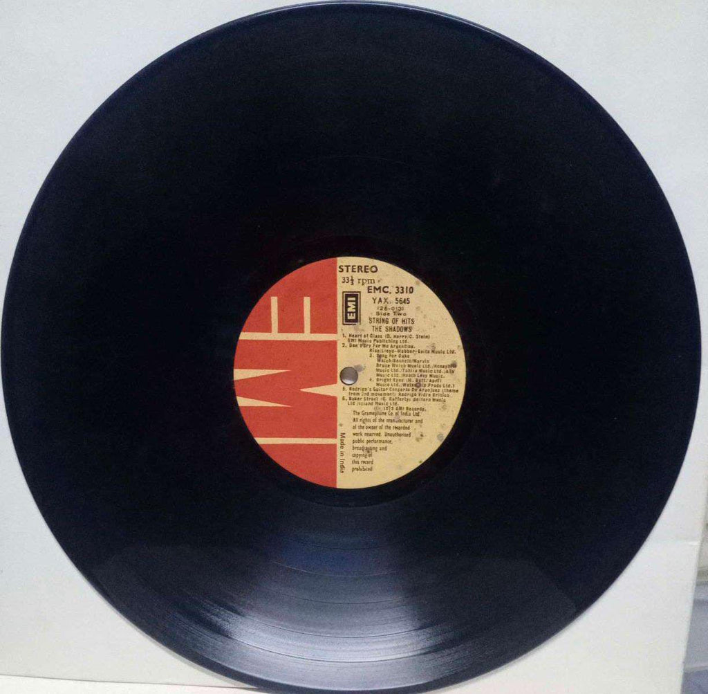STRING OF HITS THE SHADOWS - ENGLISH VINYL LP