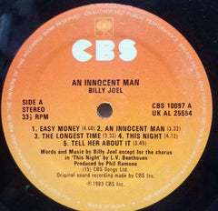 AN INNOCENT MAN BILLY JOEL - ENGLISH VINYL LP