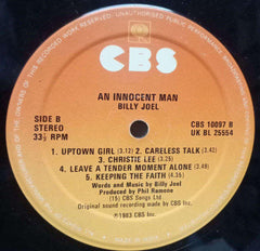AN INNOCENT MAN BILLY JOEL - ENGLISH VINYL LP