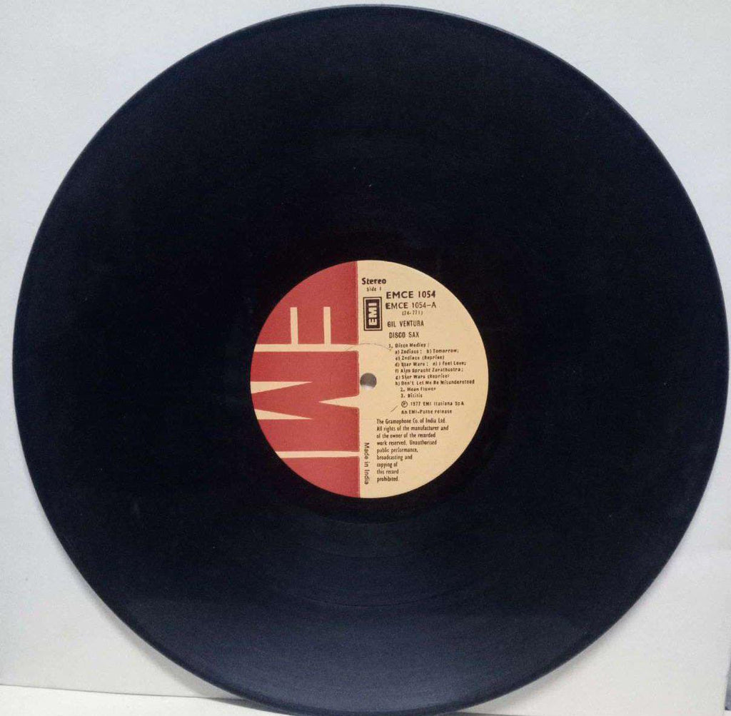 GIL VENTURA DISCO SAX - ENGLISH VINYL LP