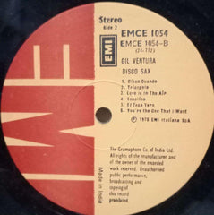 GIL VENTURA DISCO SAX - ENGLISH VINYL LP