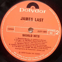 JAMES LAST WORLD HITS - ENGLISH VINYL LP