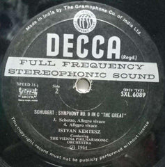 SYMPHONY NO 9 IN C THE GREAT - ENGLISH VINYL LP