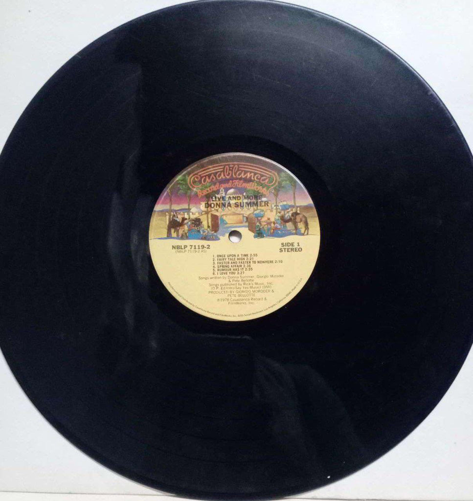 LIVE AND MORE DONNA SUMMER - ENGLISH VINYL LP