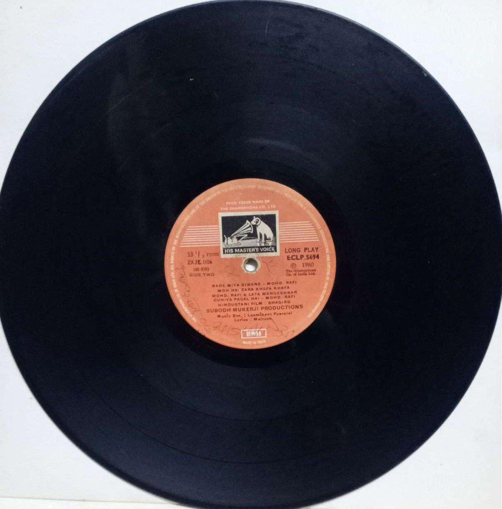BADE MIYA DIWANE - MOHD . RAFI - HINDUSTANI VINYL LP