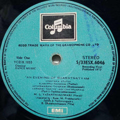 AN EVENING OF BHARATNATYAM - VINYL L P