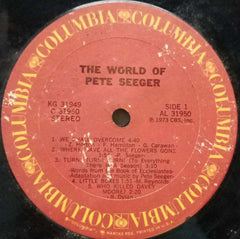 THE WORLD OF PETE SEEGER - ENGLISH VINYL LP