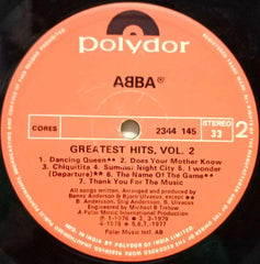 ABBA GREATEST HITS VOL 2 - ENGLISH VINYL LP
