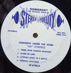 CONCERTO UNDER THE STARS 101 STRINGS - ENGLISH VINYL LP
