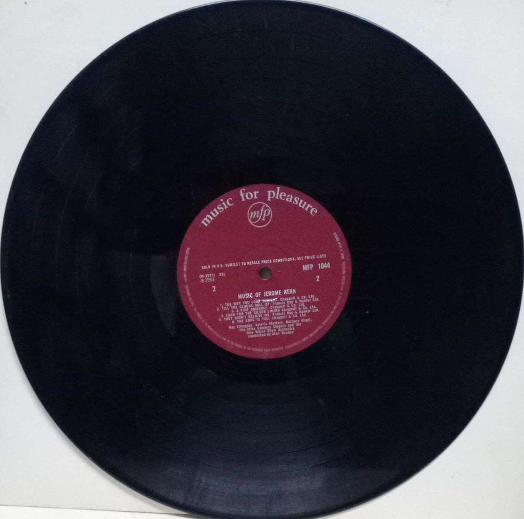 MUSIC OF JEROME KERN - ENGLISH VINYL LP