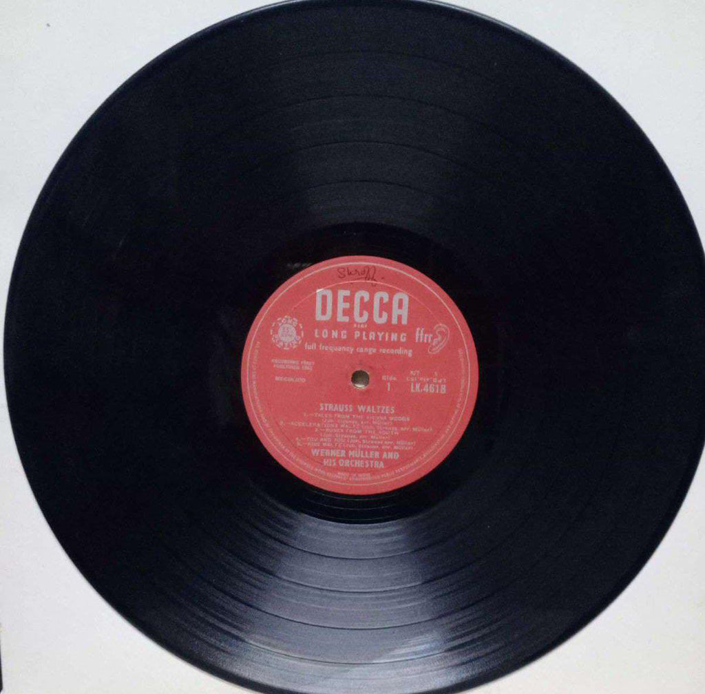 STRAUSS WALTZES - ENGLISH VINYL LP