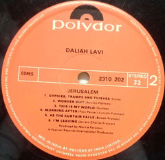 DALIAH LAVI JERUSALEM - ENGLISH VINYL LP