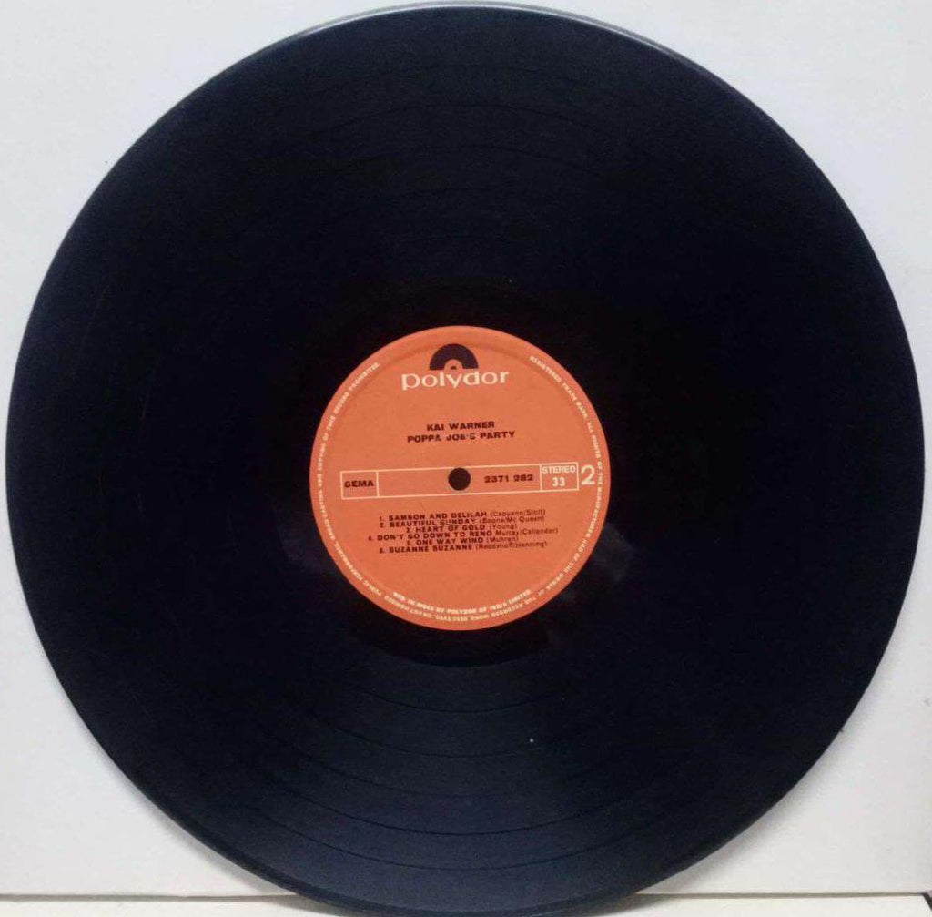 KAI WARNER POPPA JOE'S PARTY - ENGLISH VINYL LP