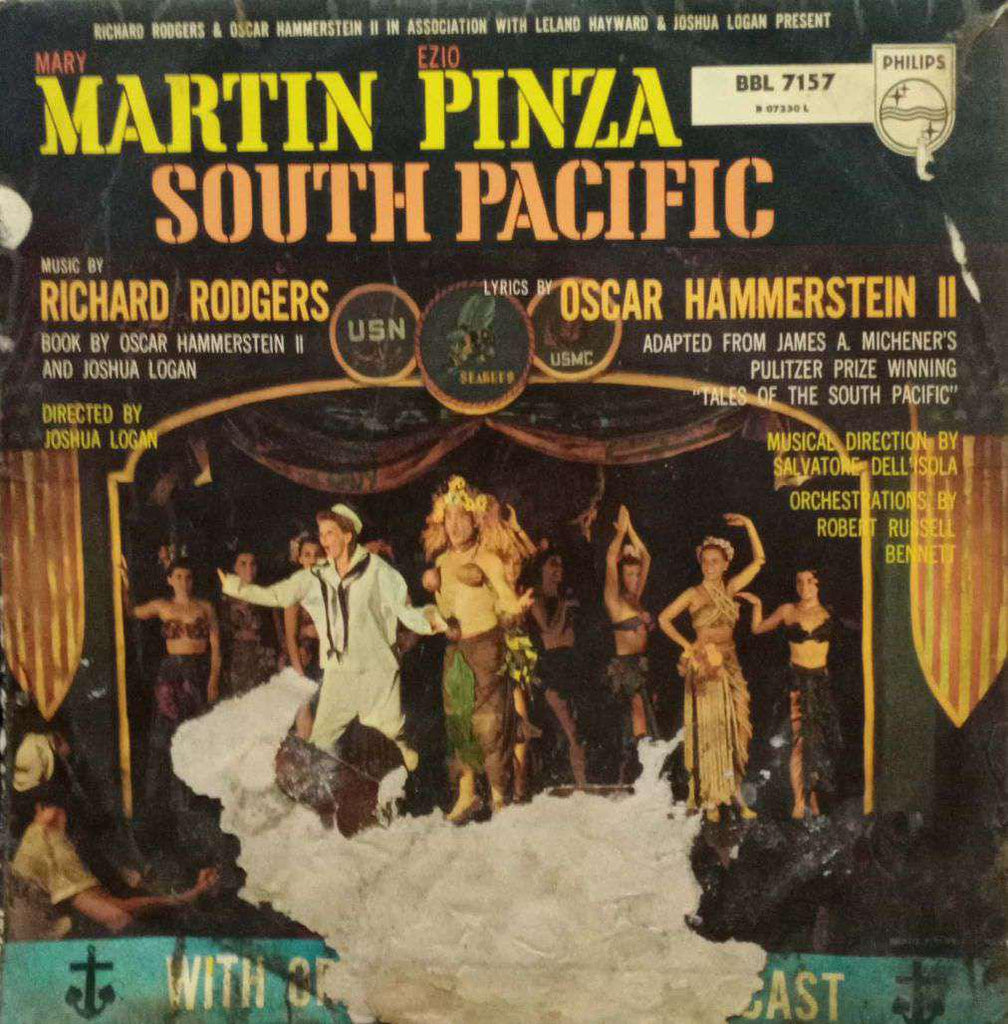 MARTIN PINZA SOUTH PACIFIC - ENGLISH VINYL LP