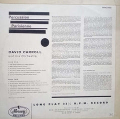 DAVID CARROLL AND HIS ORCHESTRA PERCUSSION PARISIENNE-English vinyl LP