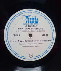 LE  CONCILE PRINTEMPS DE L'EGLISE - ENGLISH VINYL LP