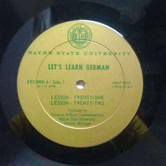 LET'S LEARN GERMAN LESSON TWENTY ONE TO TWENTY FOUR - ENGLISH VINYL LP