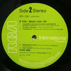 IF EVER I WOULD LEAVE YOU - ENGLISH VINYL LP -  NO  SLEEVE