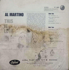 THIS IS LOVE AI MARTINO - ENGLISH VINYL LP