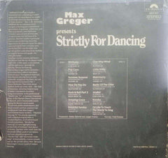 MAX GREGER STRICTLY FOR DANCING - ENGLISH VINYL LP