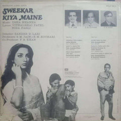 SWEEKAR KIYA MAINE - HINDI VINYL LP