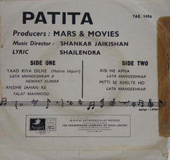 PATITA - HINDUSTANI VINYL EP