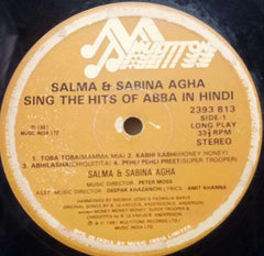 SALMA AND SABINA AGHA SING THE HITS OF ABBA IN HINDI -HINDI VINYL LP