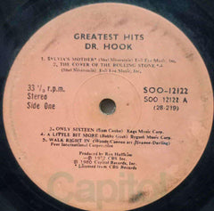 GREATEST HITS DR .HOOK - ENGLISH VINYL LP