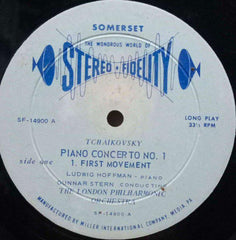 PIANO CONCERTO NO 1 - ENGLISH VINYL LP