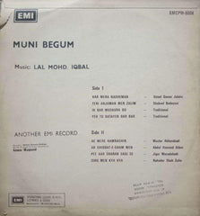 MUNI BEGUM - HINDI VINYL LP