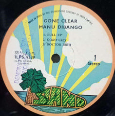 GONE CLEAR MANU DIBANGO-ENGLISH VINYL LP