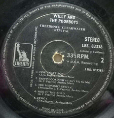 WILLY AND THE POORBOYS - ENGLISH VINYL LP
