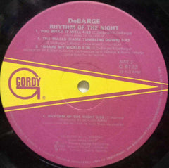 DEBARGE RHYTHM OF THE NIGHT - ENGLISH VINYL LP