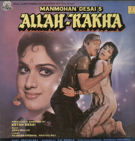 Allah Rakha Hindi Bollywood Vinyl LP