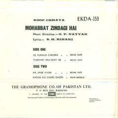 Mohabbat Ki Aag - Brand new Indian Vinyl LP