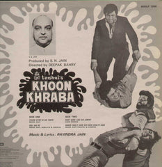 Khoon Khraba 1980 Bollywood Vinyl LP