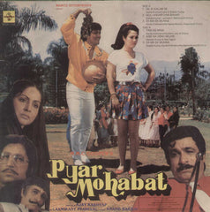 Pyar Mohabat 1966 Bollywood Vinyl LP