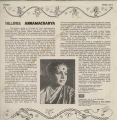 Sri Annamacharya Samkirtanas Bollywood Vinyl LP