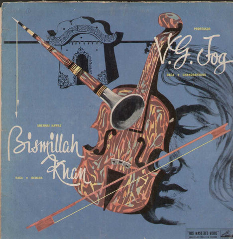 Shehnai Nawaz Bismillah Khan Prof.  V.G. Jog Bollywood Vinyl LP