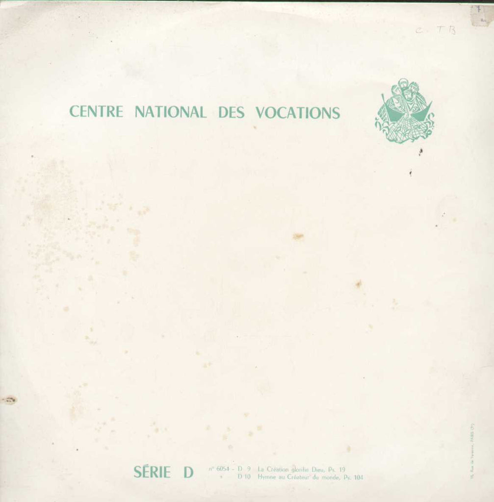 Center National Des Vacation Serie D Bollywood Vinyl LP