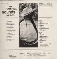 Sound Mexico Tony Mottola English Vinyl LP