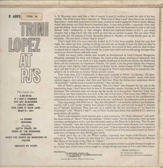 Trini Lopez At Pj's English Vinyl LP