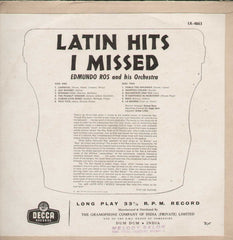 Latin Hits I Misswd Edmundo Ros And His Orchestra English Vinyl LP
