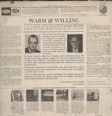 Warm And Willing Norrie Paramor And His Orchestra English Vinyl LP