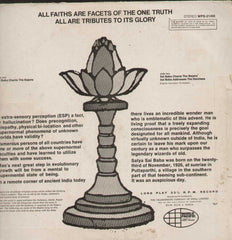 Satya Sai Baba Chants The Bajans Bollywood Vinyl LP